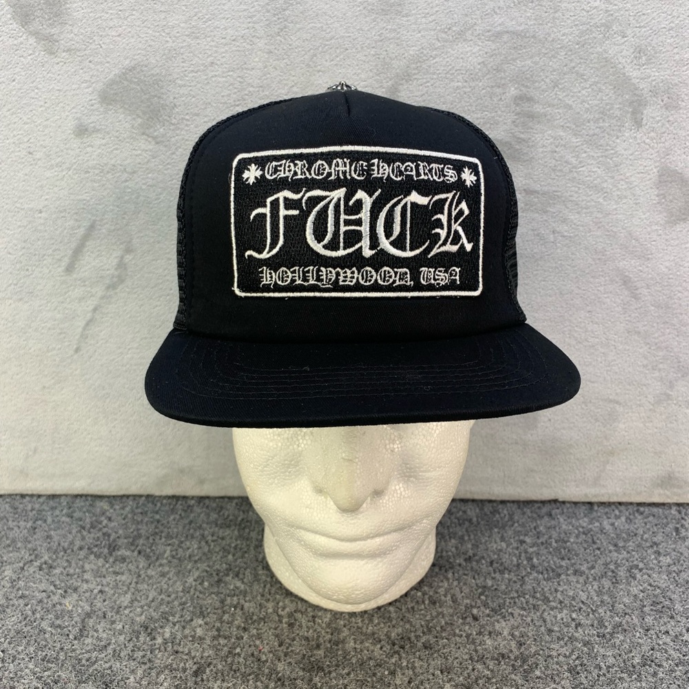 Chrome Hearts Black Hat